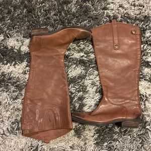 Sam Edelman Brown Heeled Boots